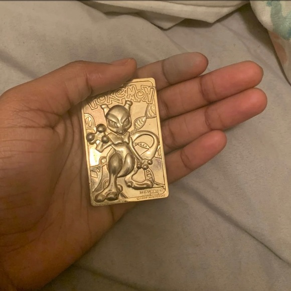 Toys | Gold Pokmon Mewtwo Card | Poshmark